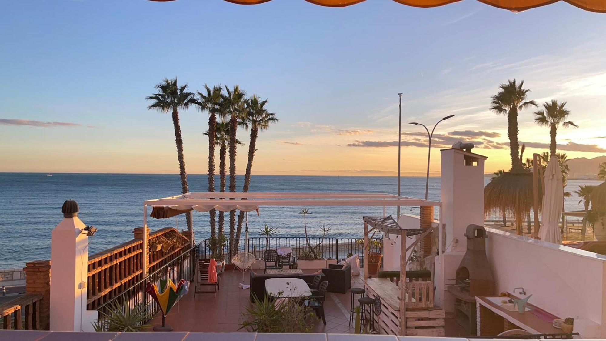 Sunset Ocean View In Malaga Beach Exterior photo